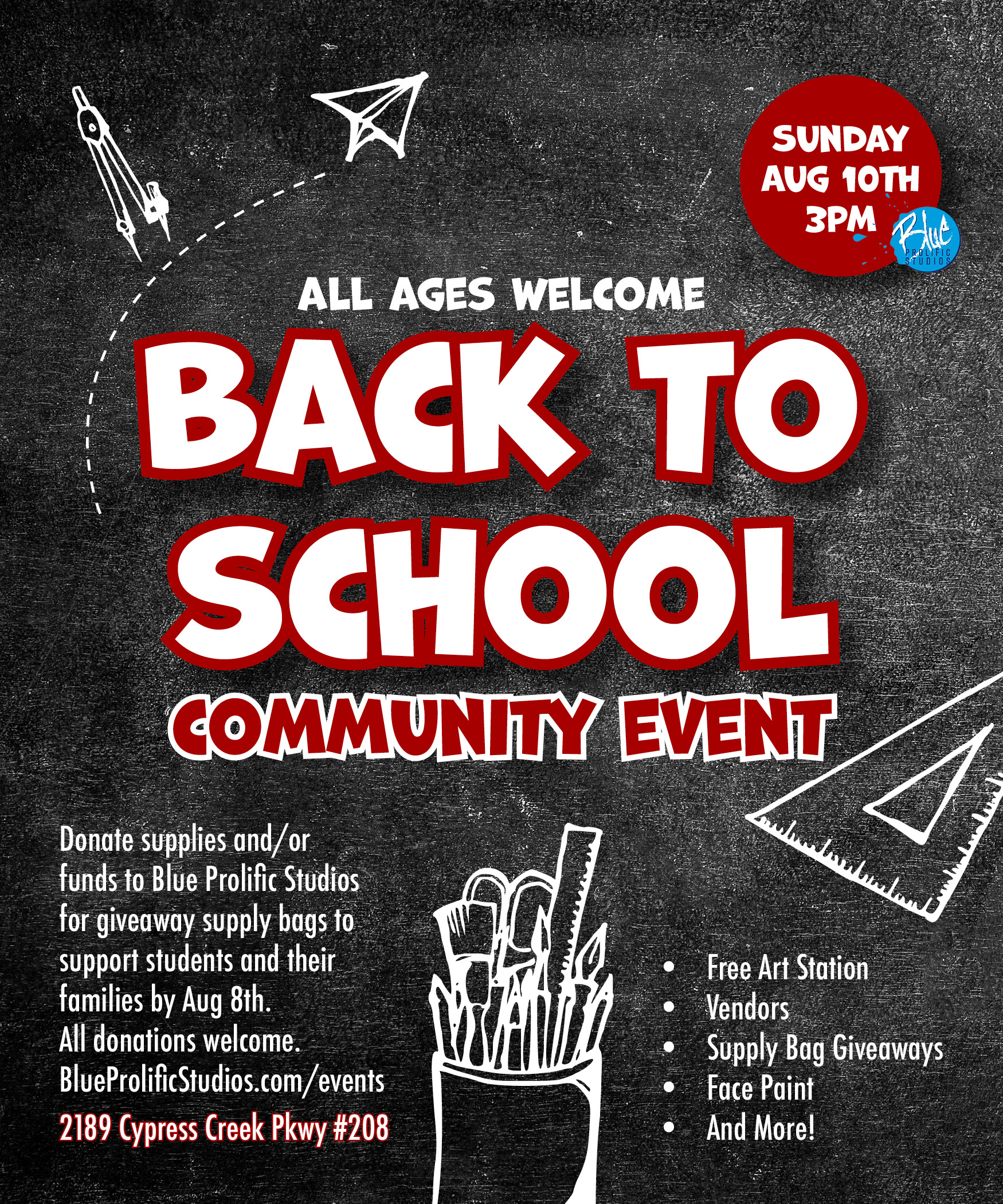 Back to school event